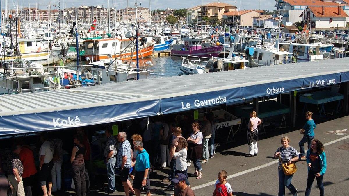 Marché port Capbreton